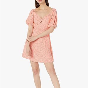 Billabong loving life mini dress peach
